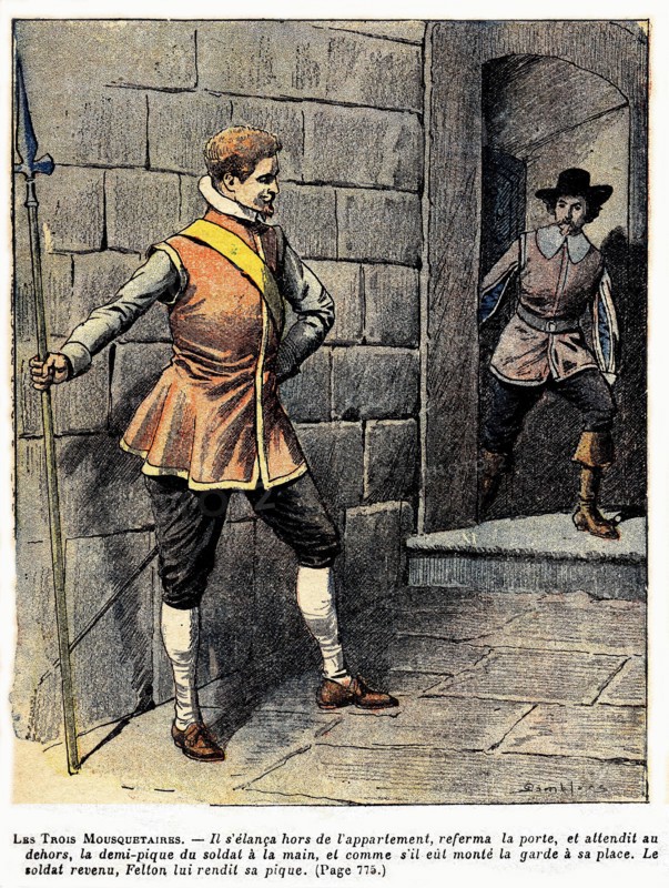 Illustration in 'Three Musketeers'