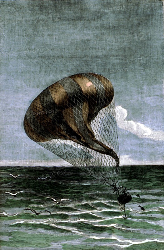 Jules Verne, "L'île mystérieuse", illustration