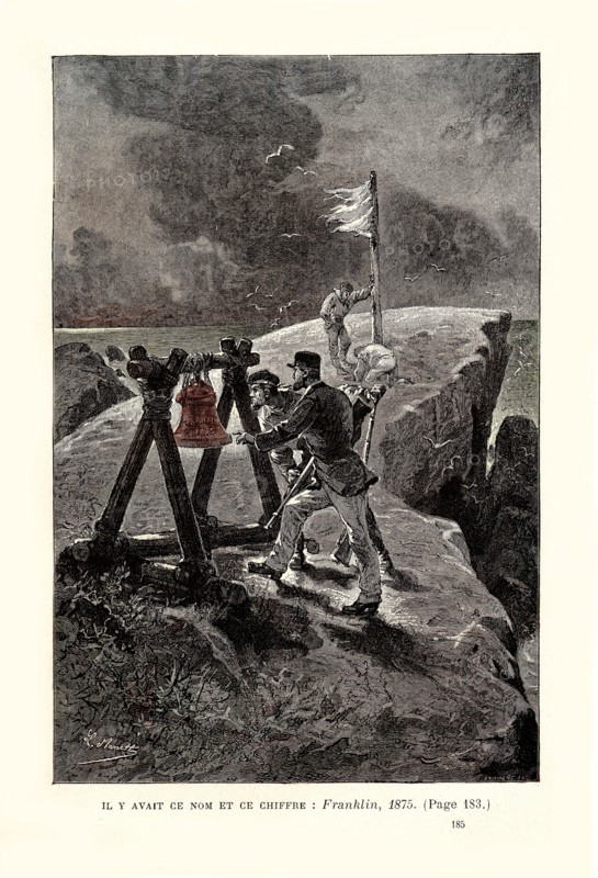 Jules Verne, "Mistress Branican" (illustration)