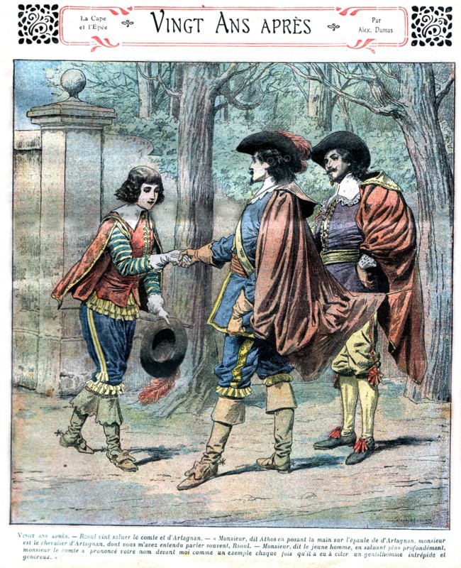 Illustration in 'Twenty Years After'