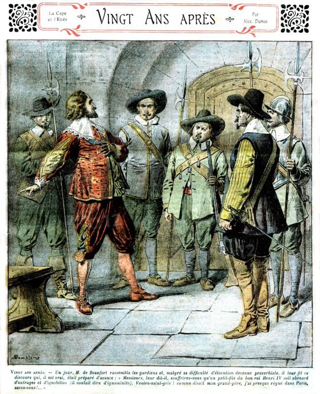 Illustration in 'Twenty Years After'