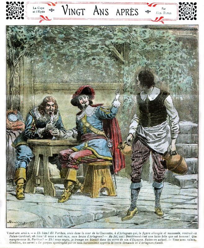 Illustration in 'Twenty Years After'