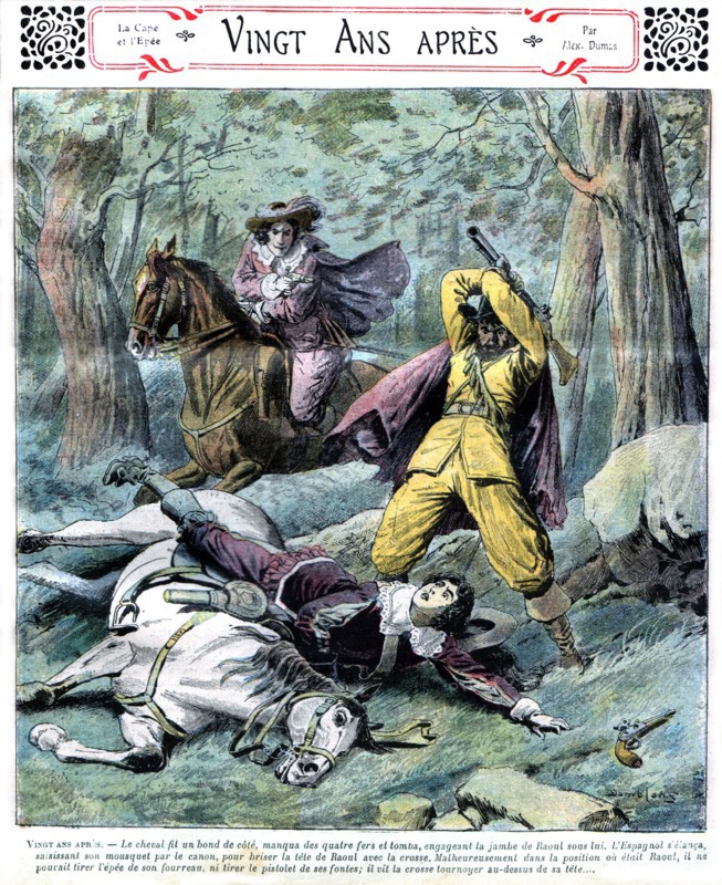 Illustration in 'Twenty Years After'