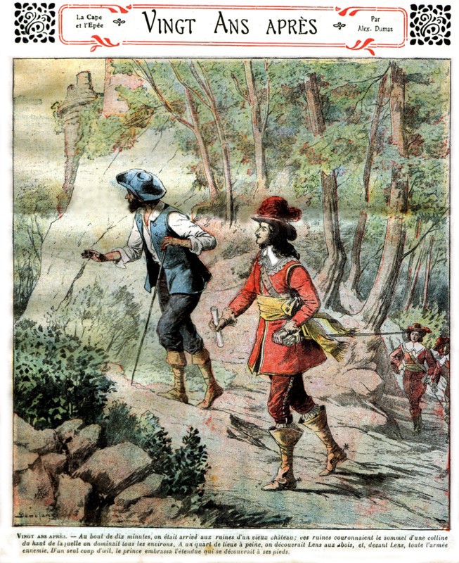 Illustration in 'Twenty Years After'