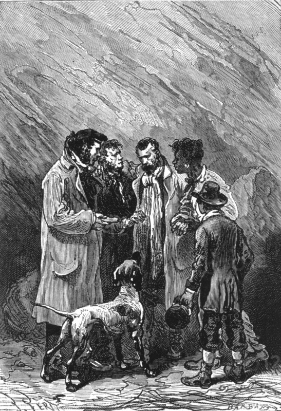 J. Verne, "L'île mystérieuse", illustration