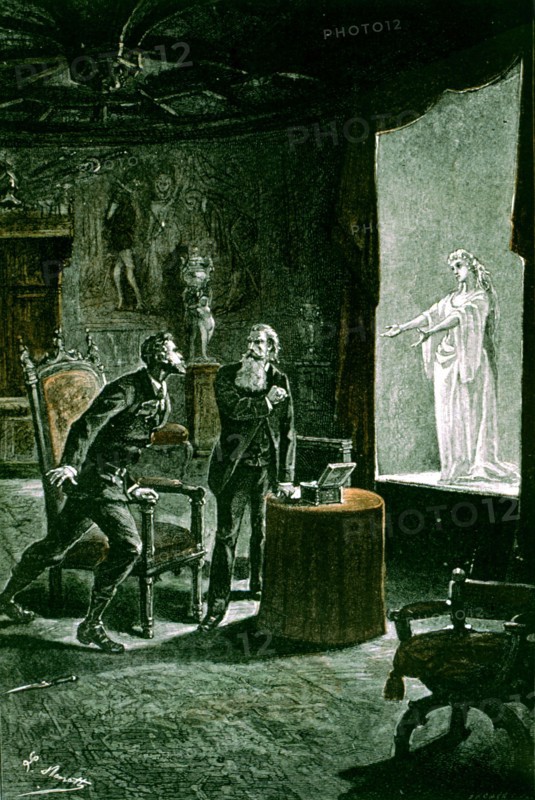 Jules Verne, "Le château des Carpathes", illustration