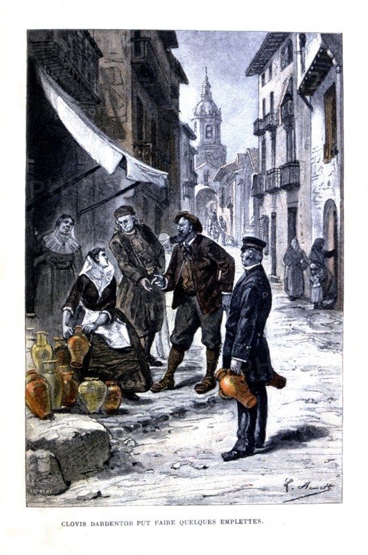 Illustration in 'Clovis Dardentor'