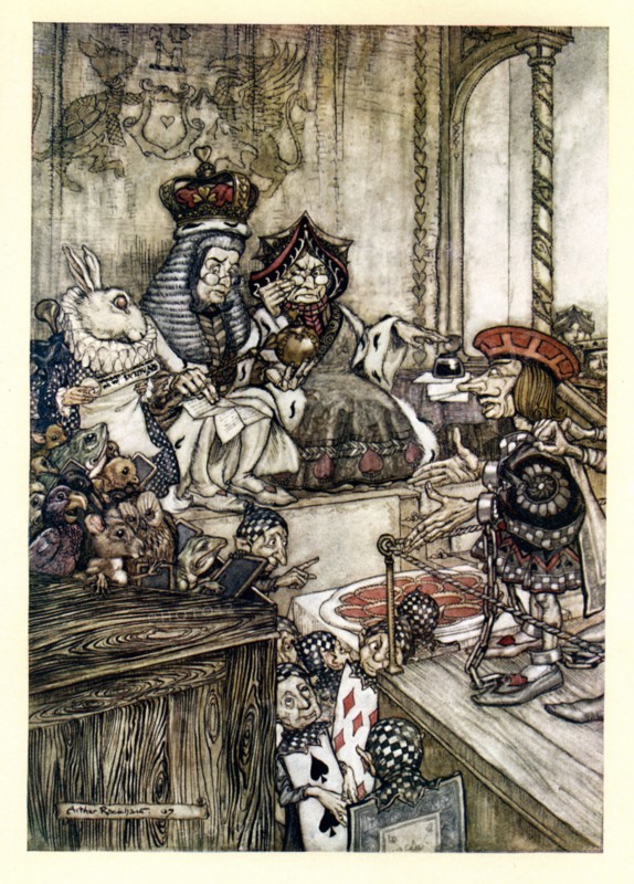 Alice in Wonderland, illustration by Arthur Rackham