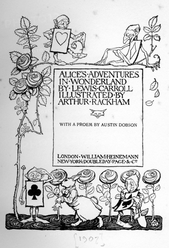Alice au pays des merveilles, illustration d'Arthur Rackham