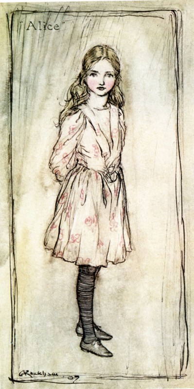 Alice in Wonderland, illustration by Arthur Rackham