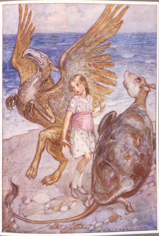 Alice au pays des merveilles, illustration de A.E. Jackson