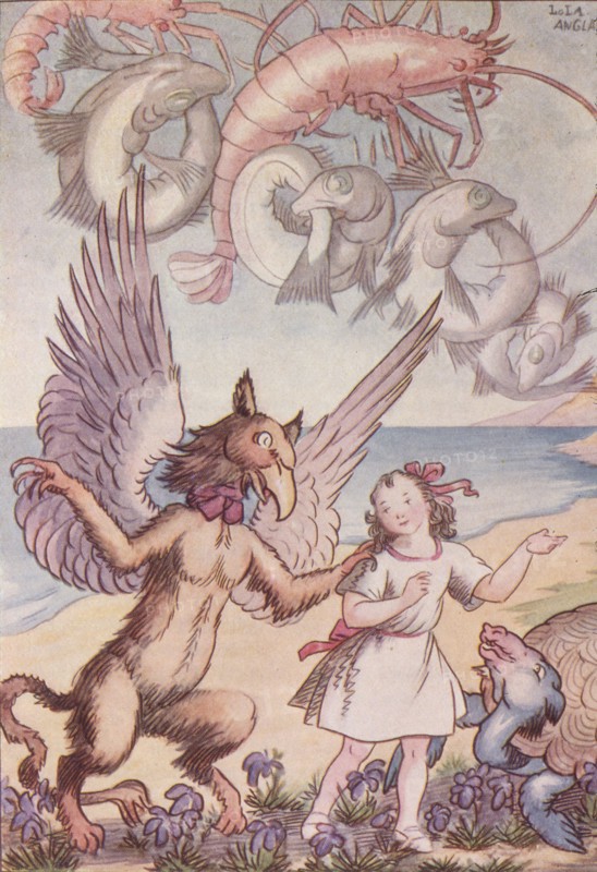 Alice au pays des merveilles, illustration de Lola Anglada