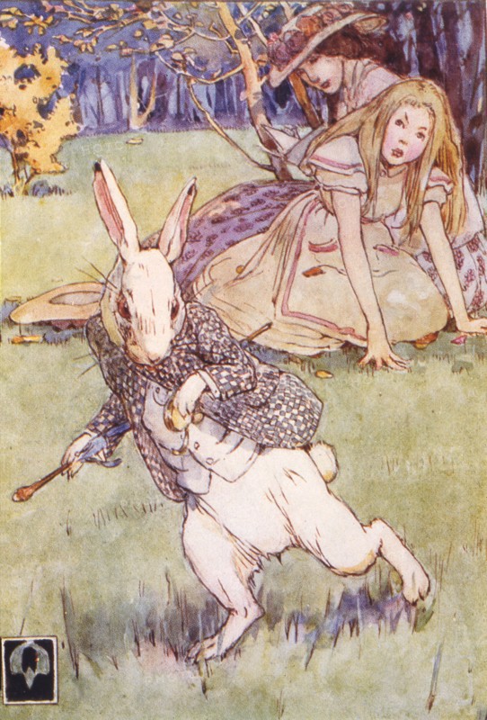 Alice au pays des merveilles, illustration d'Alice Woodward