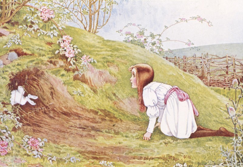 Alice au pays des merveilles, illustration de Sowerby