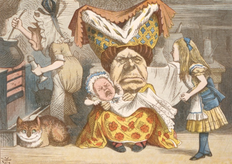 Alice au pays des merveilles, illustration de Sir John Tenniel