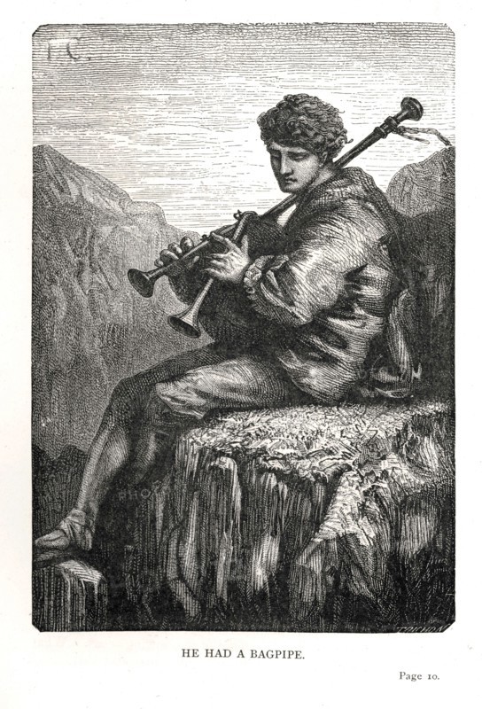 Illustration of "Toilers of the Sea", by Victor Hugo
