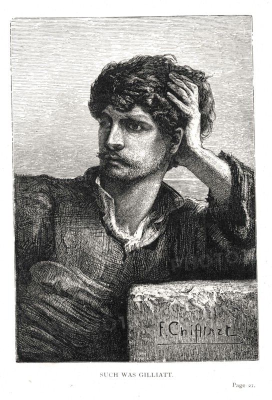 Illustration de "Les Travailleurs de la Mer", de Victor Hugo
