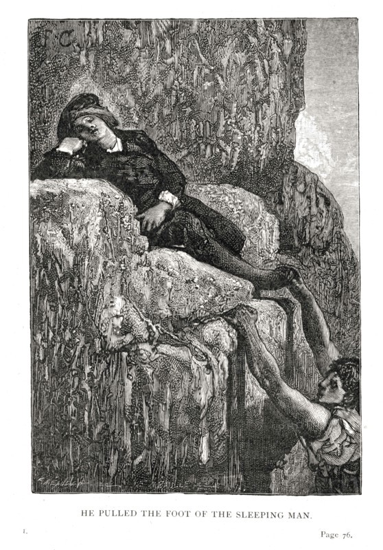 Illustration de "Les Travailleurs de la Mer", de Victor Hugo