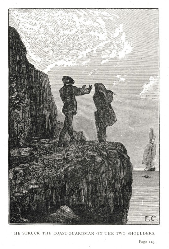 Illustration de "Les Travailleurs de la Mer", de Victor Hugo