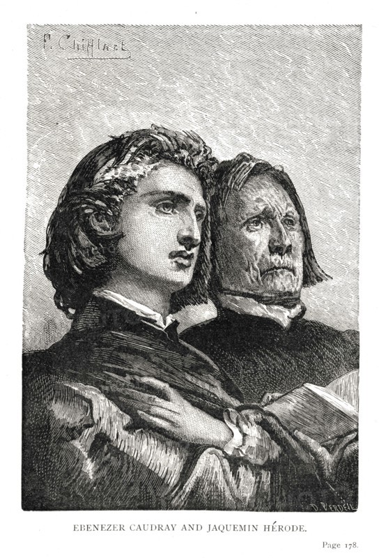 Illustration de "Les Travailleurs de la Mer", de Victor Hugo