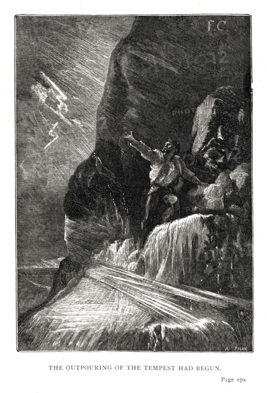 Illustration de "Les Travailleurs de la Mer", de Victor Hugo