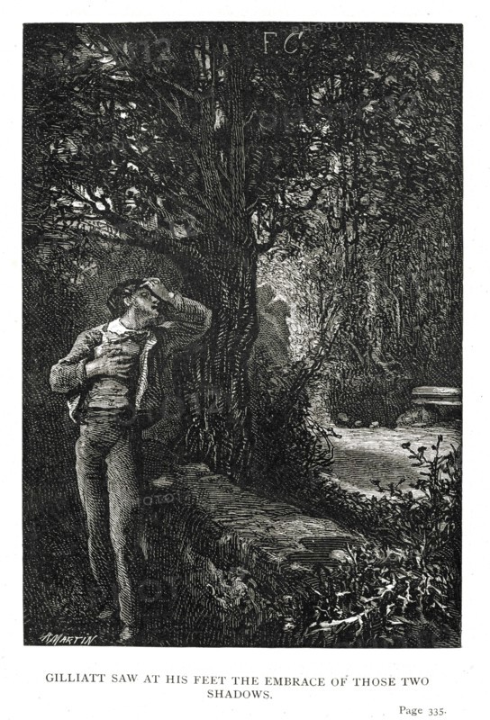 Illustration de "Les Travailleurs de la Mer", de Victor Hugo