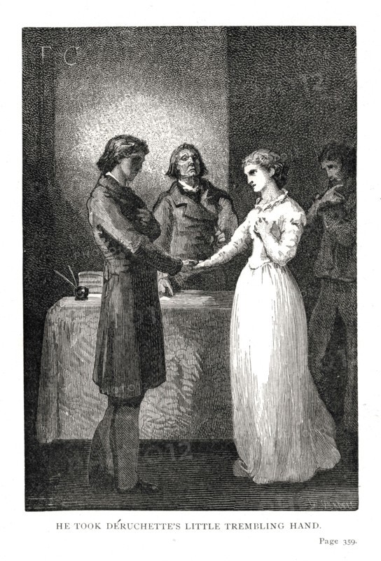 Illustration of "Toilers of the Sea", by Victor Hugo