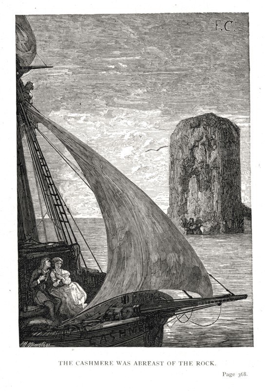 Illustration de "Les Travailleurs de la Mer", de Victor Hugo