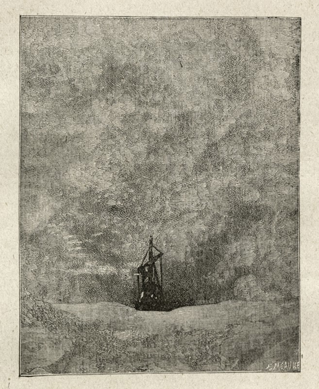 Illustration de "Les Travailleurs de la Mer", de Victor Hugo