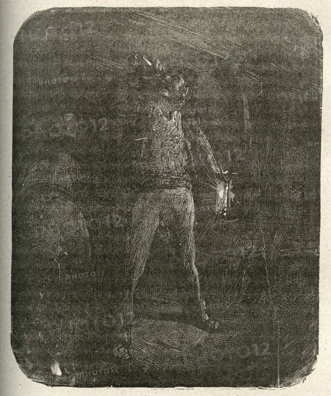 Illustration de "Les Travailleurs de la Mer", de Victor Hugo