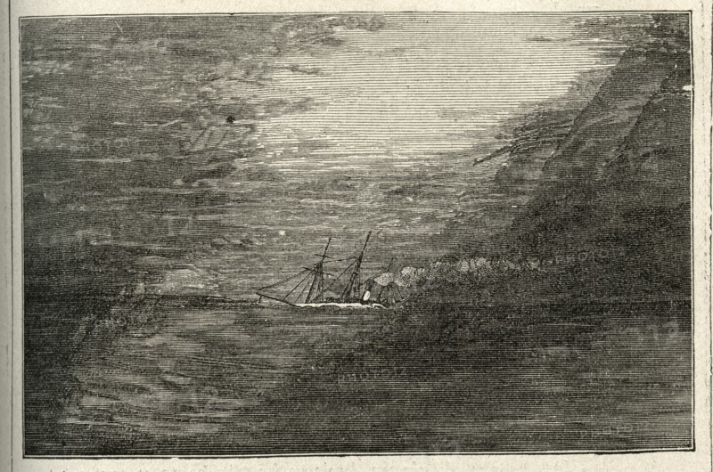 Illustration of "Toilers of the Sea", by Victor Hugo