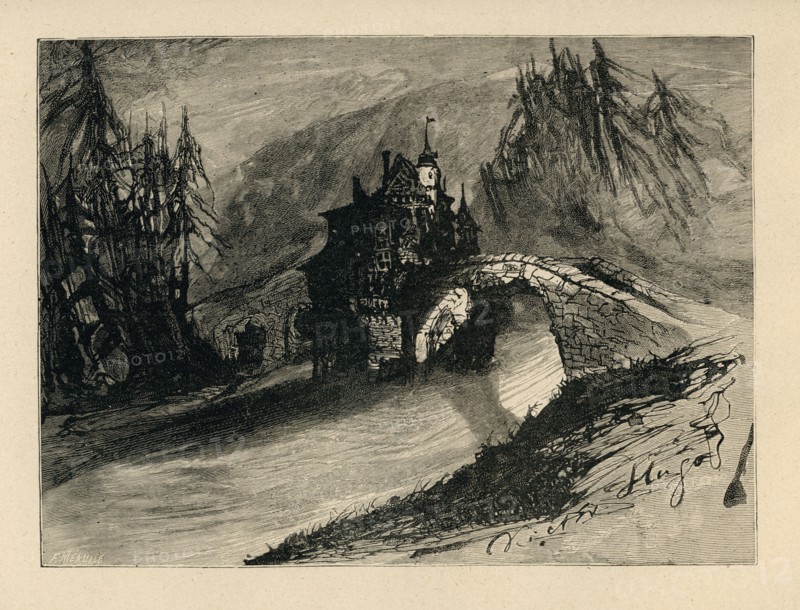 Illustration de "En voyage. Alpes et Pyrénées", de Victor Hugo