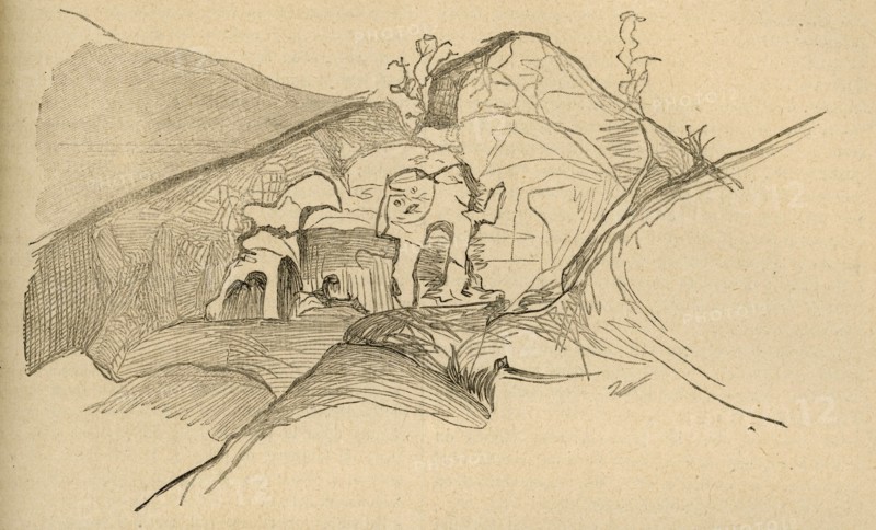 Illustration from 'En voyage. Alpes et Pyrénées', by Victor Hugo