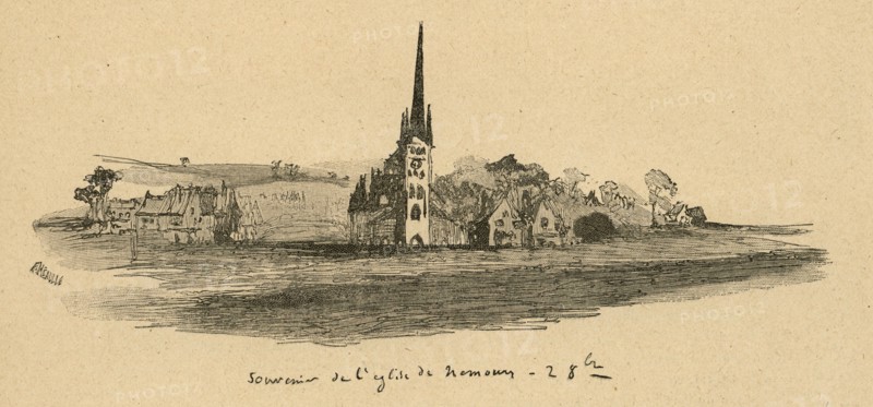 Illustration de "En voyage. France et Belgique", de Victor Hugo