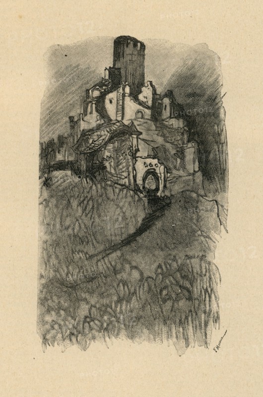 Illustration from 'En voyage. France et Belgique', by Victor Hugo