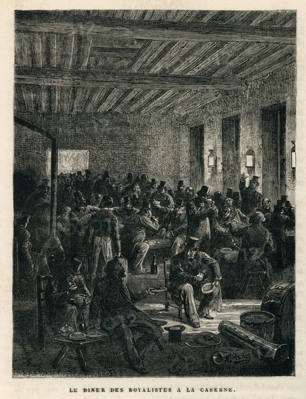 Illustration from 'Histoire d'un crime', by Victor Hugo