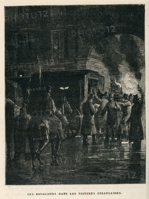 Illustration from 'Histoire d'un crime', by Victor Hugo
