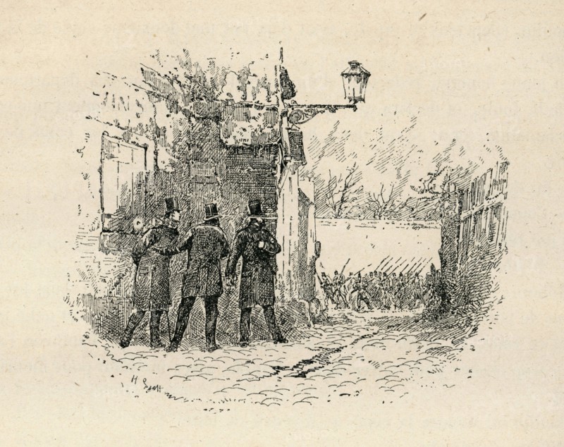 Illustration from 'Histoire d'un crime', by Victor Hugo