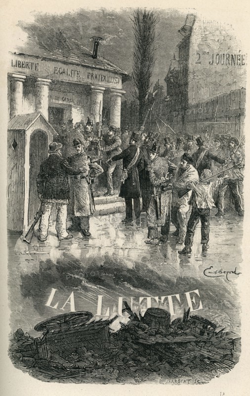 Illustration from 'Histoire d'un crime', by Victor Hugo