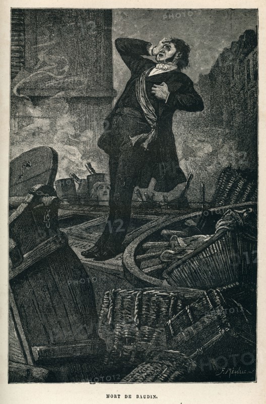 Illustration from 'Histoire d'un crime', by Victor Hugo