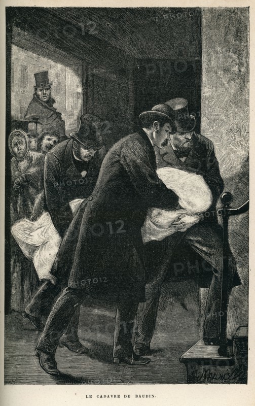 Illustration from 'Histoire d'un crime', by Victor Hugo