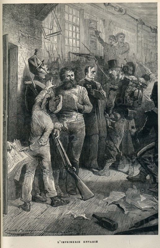 Illustration de "Histoire d'un crime", de Victor Hugo