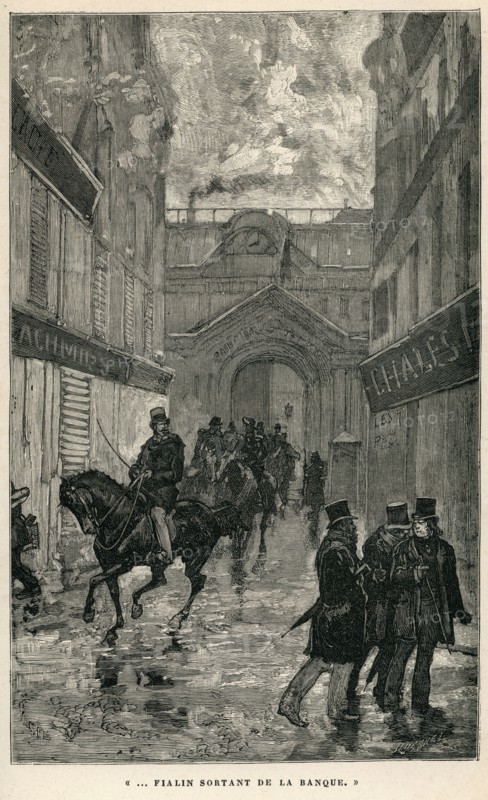 Illustration from 'Histoire d'un crime', by Victor Hugo