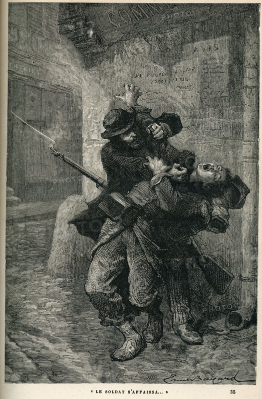 Illustration from 'Histoire d'un crime', by Victor Hugo