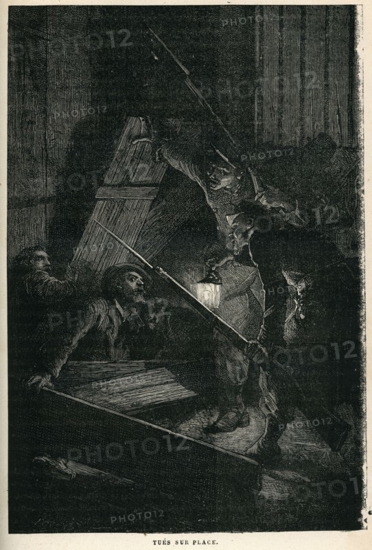 Illustration from 'Histoire d'un crime', by Victor Hugo