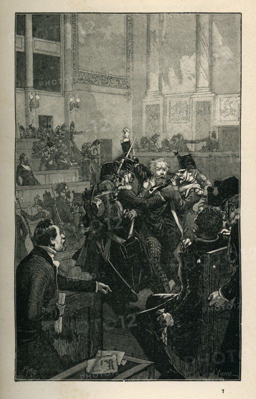 Illustration de "Histoire d'un crime", de Victor Hugo