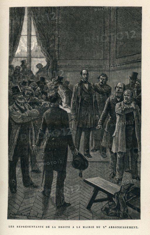 Illustration de "Histoire d'un crime", de Victor Hugo