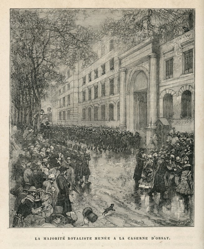 Illustration from 'Histoire d'un crime', by Victor Hugo