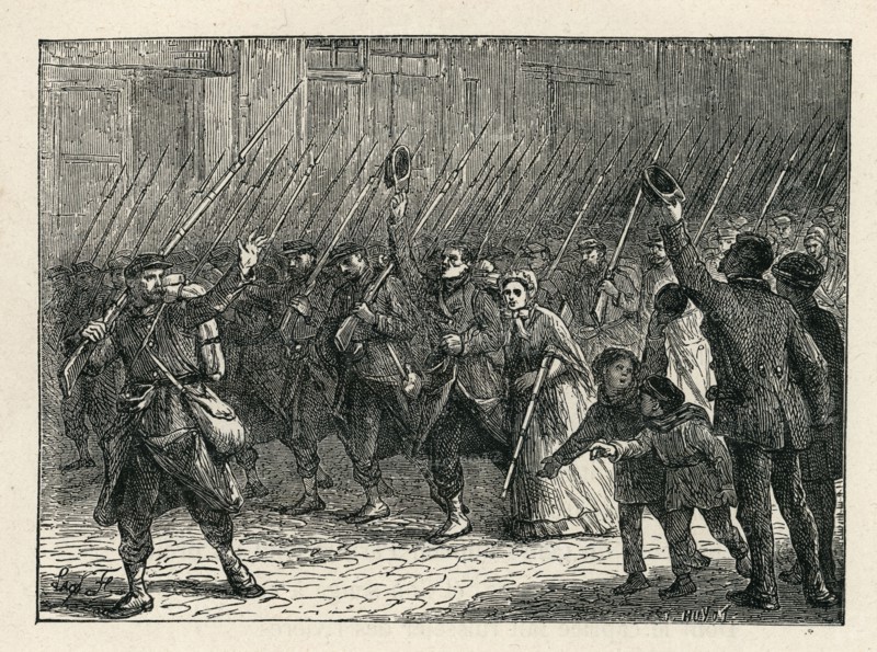 Illustration from 'L'Année terrible', by Victor Hugo