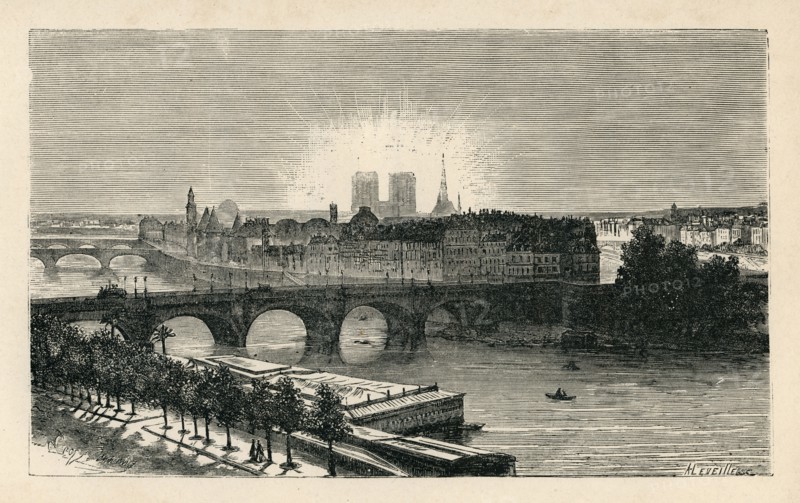 Illustration from 'L'Année terrible', by Victor Hugo